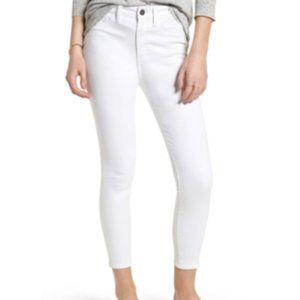 Treasure & Bond - White High Waist Crop Skinny Jeans Size 25 (women's size 2)